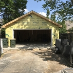 Garage under construction