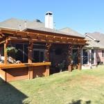 Pergola and Outdoor Kitchen