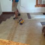 vinyl floring installation