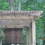 Trellis over deck