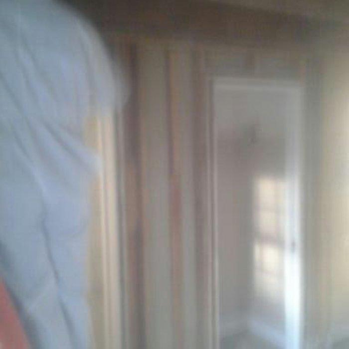 plaster and wood wall demo