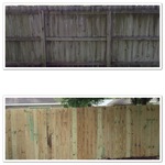 Wooden fence