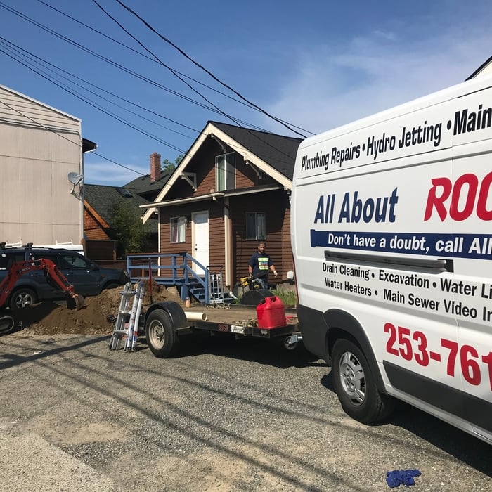 Main sewer line repair