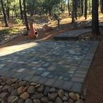 Paver Patio with Steps