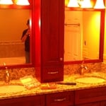 His and hers bathroom sinks