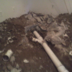 broken pipes