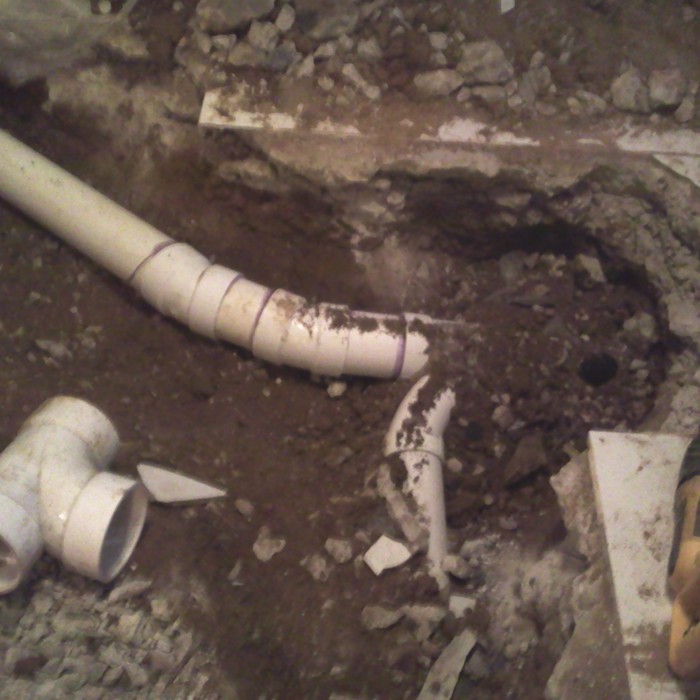 broken pipes