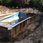 Steel wall rotted out