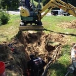 Excavation pipe repair