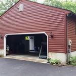 Garage with Azek on dor jambs