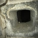 close look at crack of 3/8"