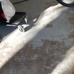 Failed floor paint