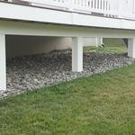 12 x 20 vinyl/composite deck