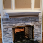 Stone Fireplace