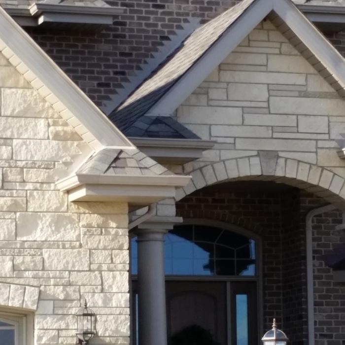 Stone Arch with Keystone