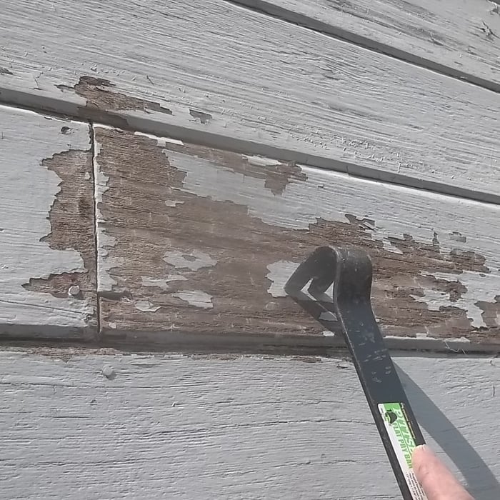 Scraping Old Paint