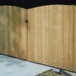 Double Drive Cedar Gate