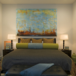 Vibrant Guest Bedroom