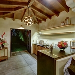 View of Kitchen looking to landscaped yard side
