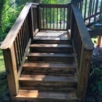 Deck power wash