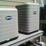 New A/C condensing units and propane generator