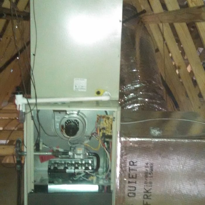 Propane Furnace With A/C