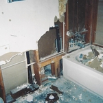 Vandalized Bathroom Before Photo
