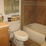 Vandalized bathroom after