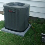 Installing a condenser unit