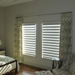 Guest room drapery & silhouette shade install