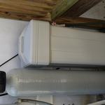 Hard water before and aft