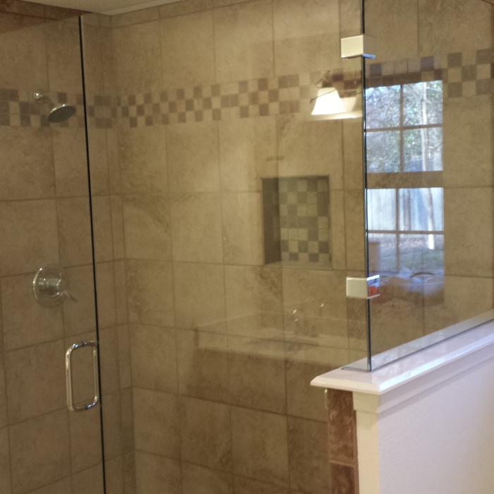 Custom Framless Shower Enclosure