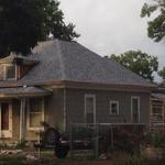 Shingle job and trim work