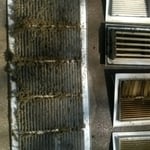 Dirty return and vent covers