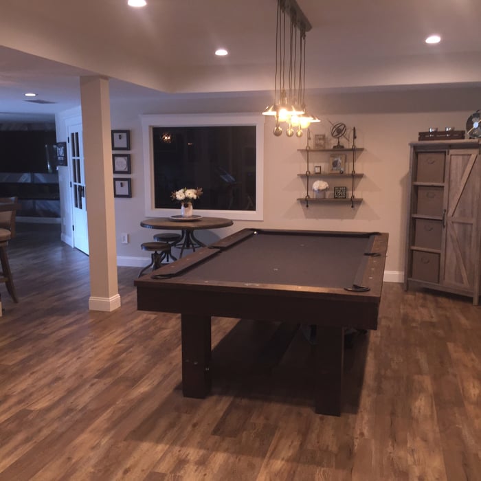 Sue and Dan's basement