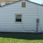 Done side of house