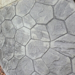 stamp concrete.