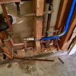 Slab leak repair