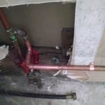 Slab leak repair