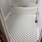 bathroom floor replacement