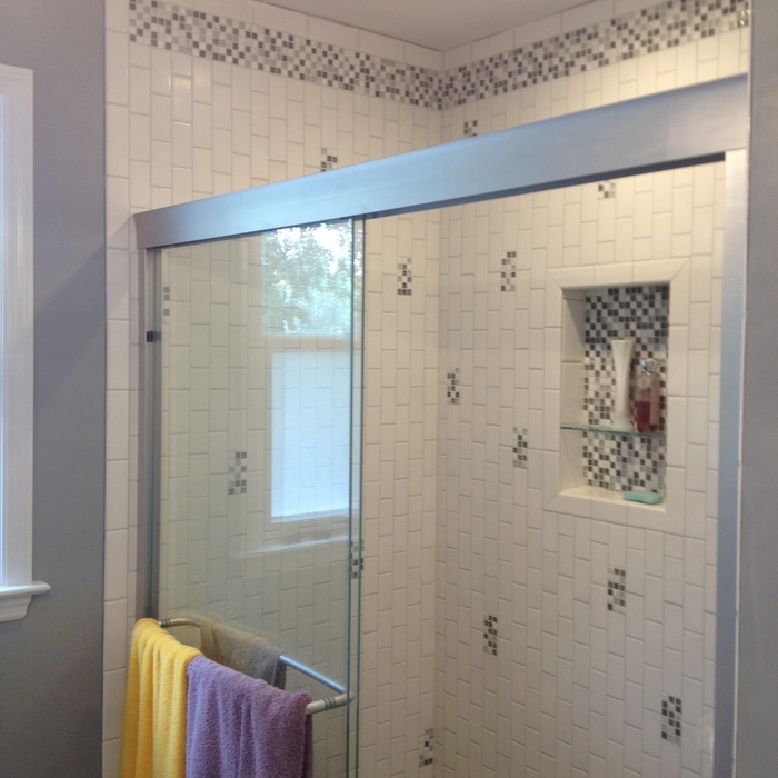 Custom walk in shower