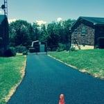Paved driveway