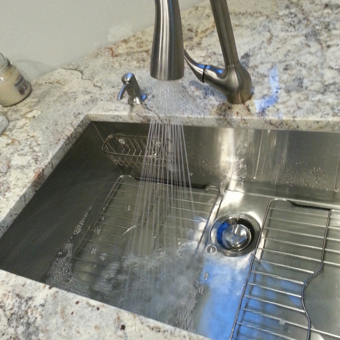 Stainless steal undermount kitchen sink
