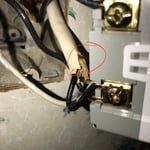 Incorrectly Wired GFCI in upstairs bathroom