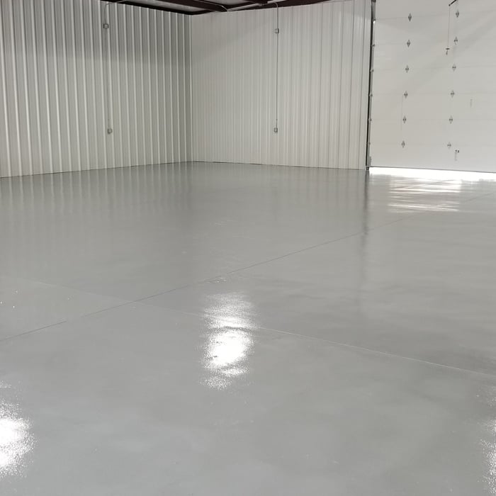 New epoxy floor - warehouse