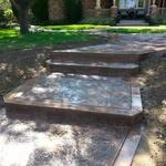 Stamped stairs