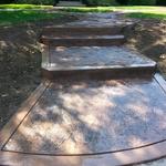 Stamped stairs
