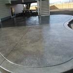 Stamped patio
