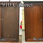 1910 Mahogany Cabinet