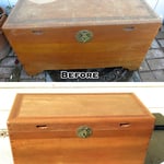 1940's Trunk w/Veneer Damage
